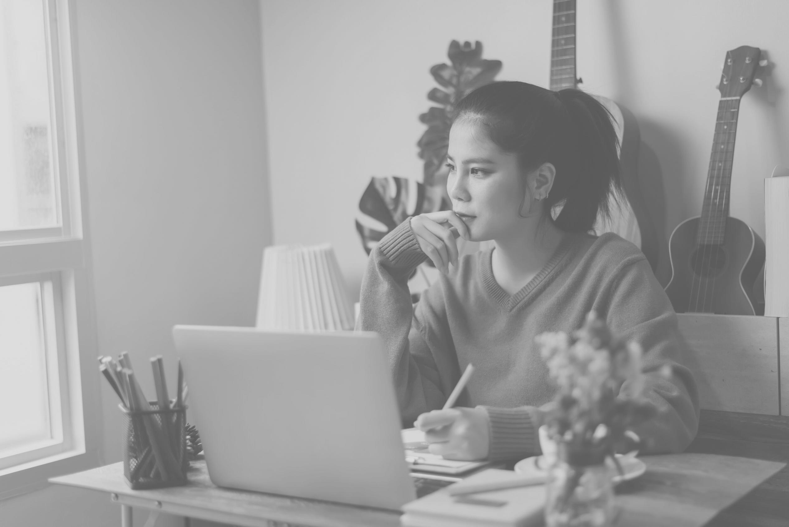 Financial modeling analyst working with spreadsheet data and analytical tools